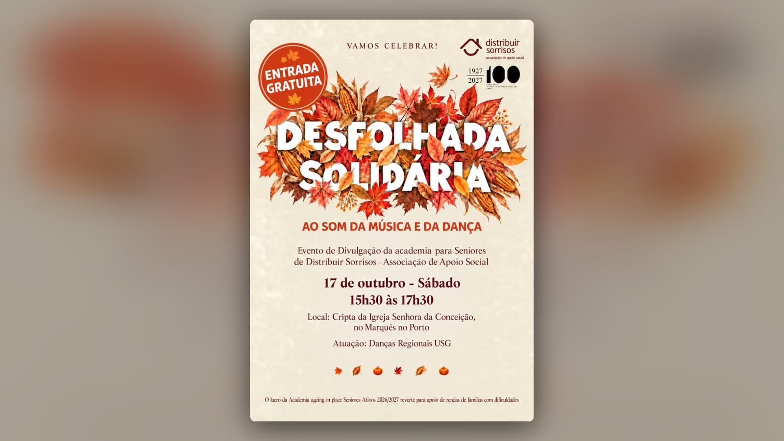 Desfolhada Solidária: Tradição, Música e Convívio na Cripta da Igreja da Conceição