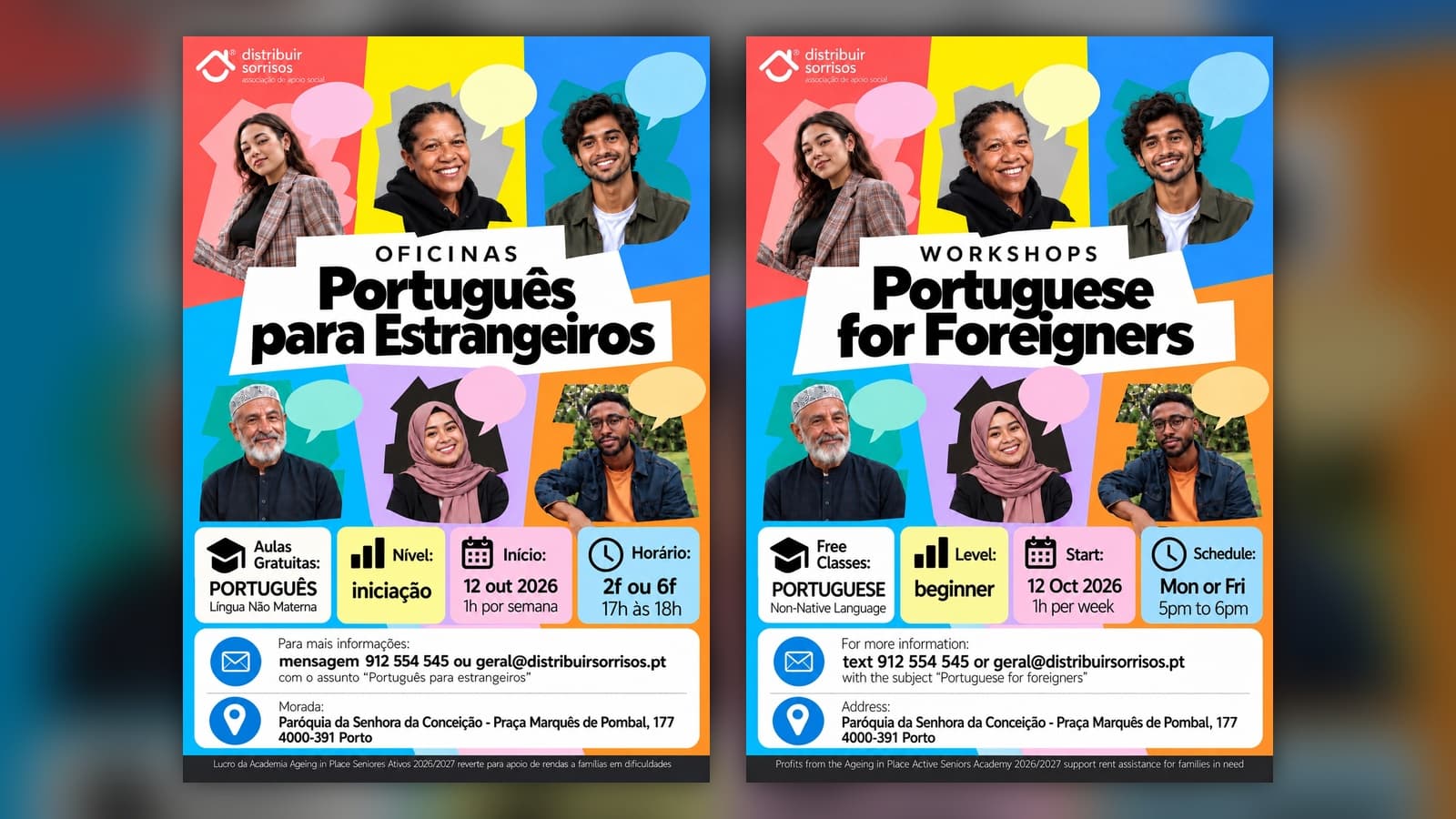 Oficinas Gratuitas de Português para Estrangeiros: Inscrições Abertas em 6 Línguas